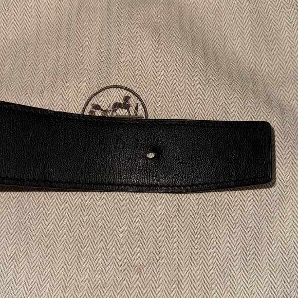 Constance belt buckle & Reversible leather strap 38 mm - Picture 7 of 9